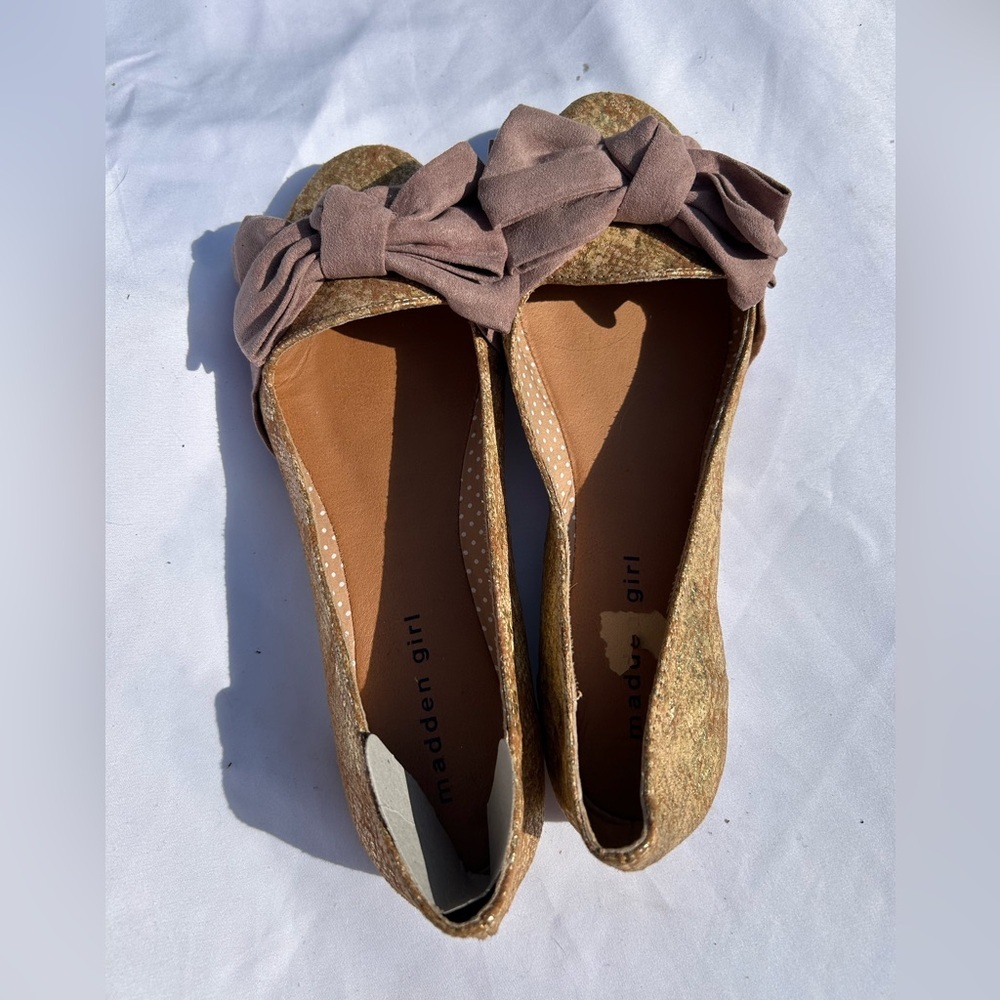 Madden Girl Women's Hyppe Ballerina Flat 7.5 NWOB